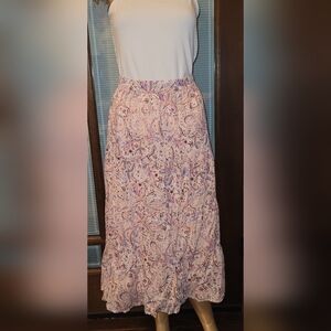 Tiered Cotton Petite Midi Skirt from Creation L